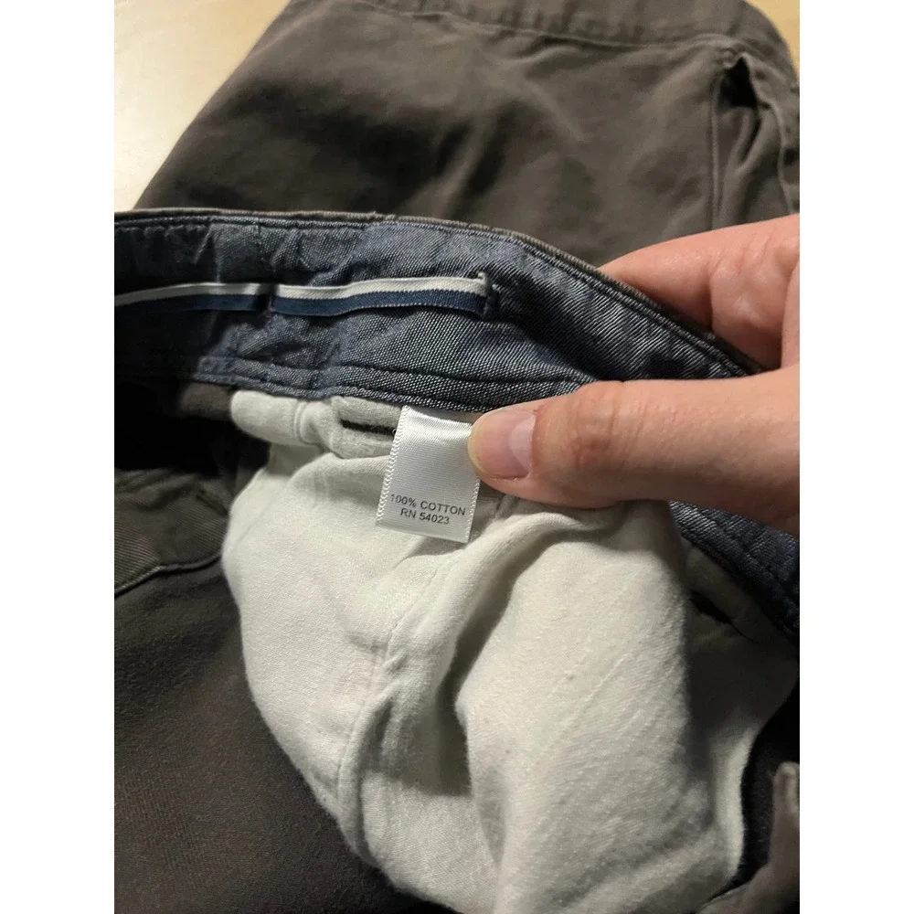 Banana Republic Mens Thick Y2K Cargo Shorts 36‎ Green Pockets Baggy Skater